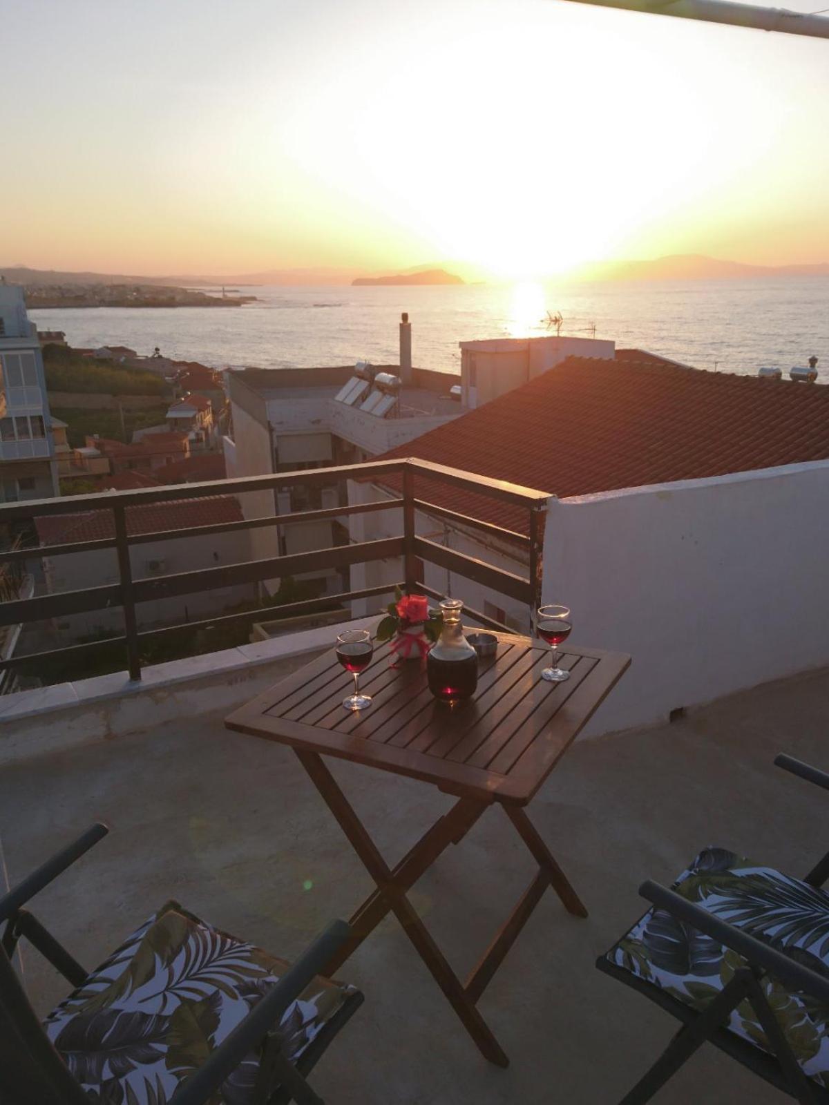 Sunny Family Apartment In Chania Close To The Sea Экстерьер фото