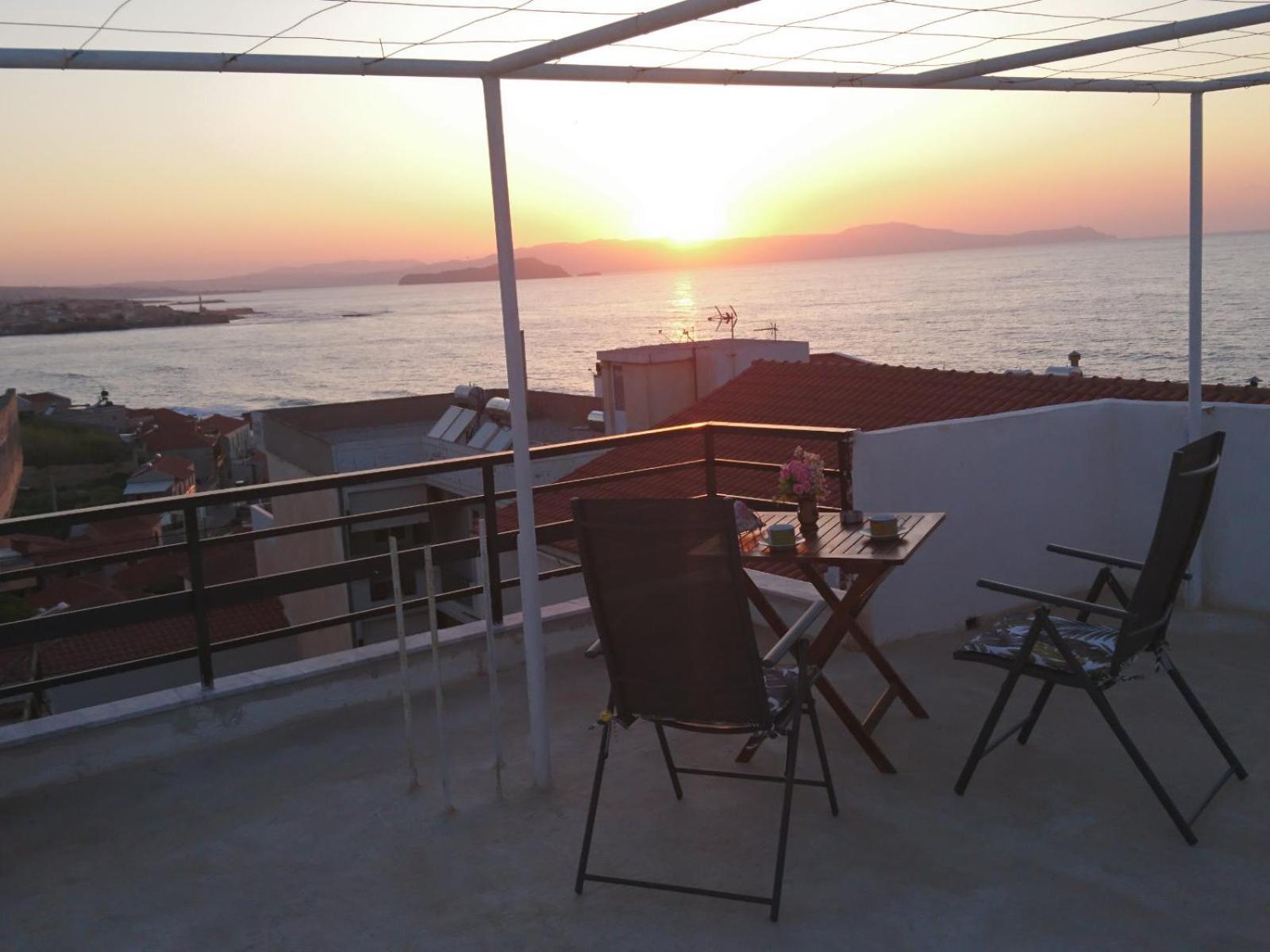 Sunny Family Apartment In Chania Close To The Sea Экстерьер фото